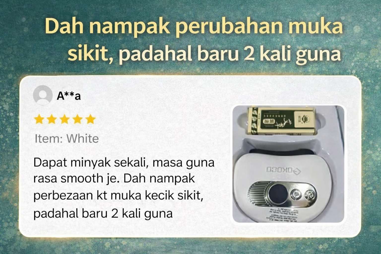 Ulasan pembeli Face Massage 4