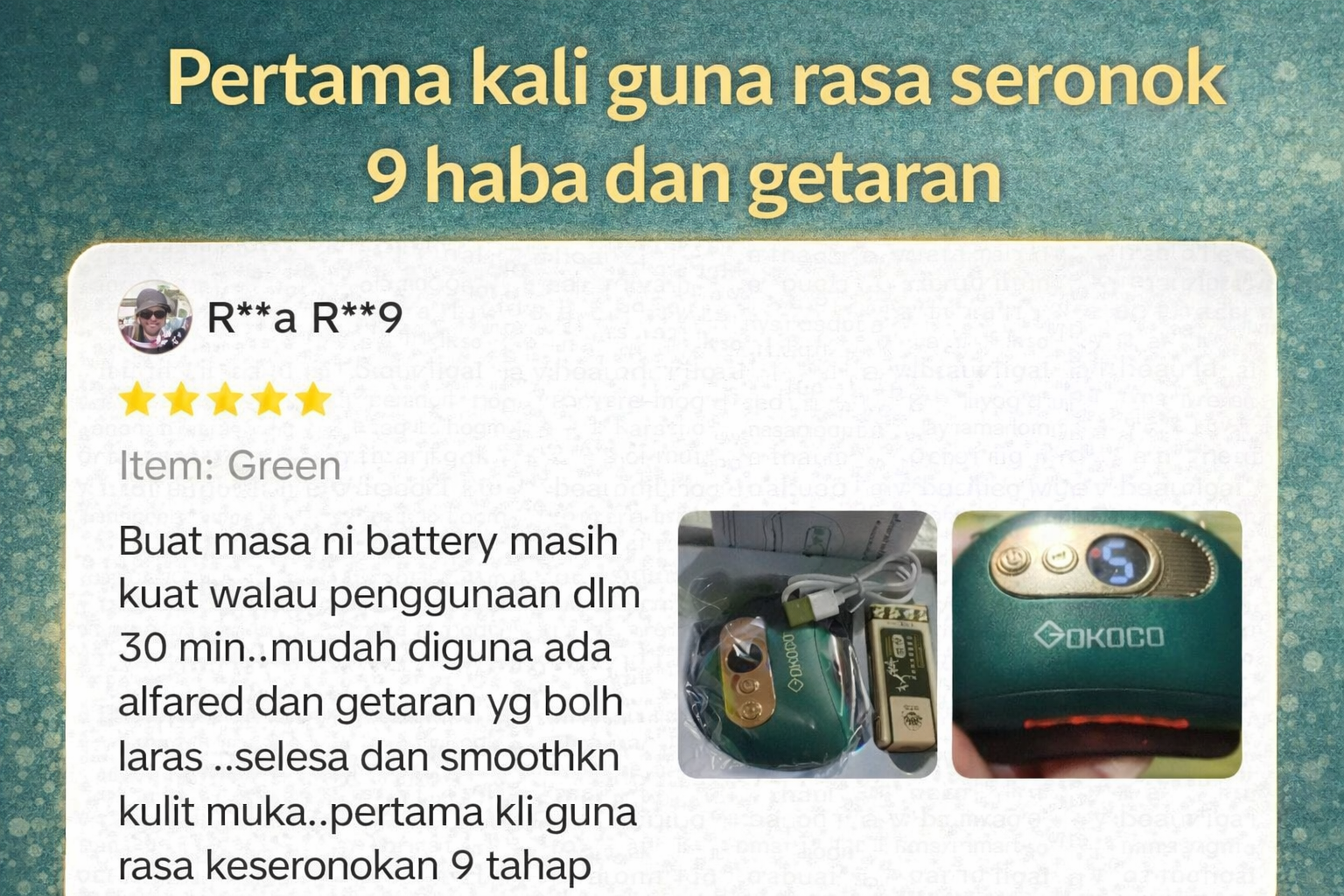 Ulasan pembeli Face Massage 2
